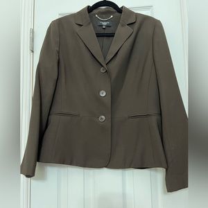 Talbots 14 Petite Chocolate Brown Jacket